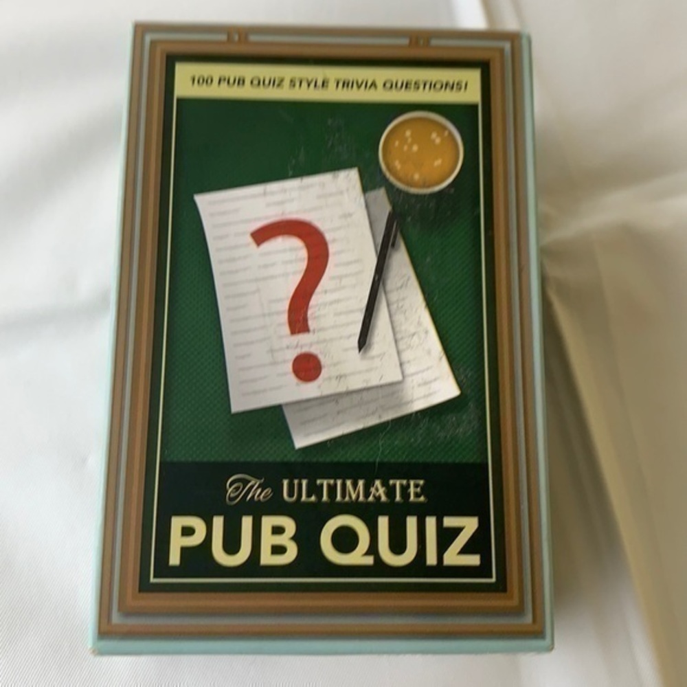 Pub Quiz, card game